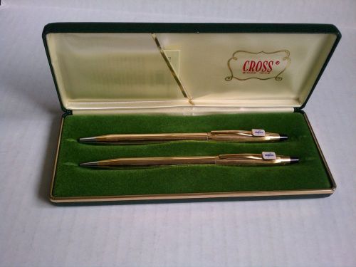 Cross Century Classic 10 karat gold filled ball point and pencil set PROMOTIONAL