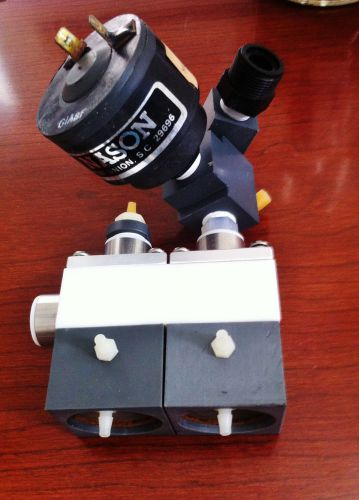 Semitool/ amat 2 stage nitrogen n2 valve with connector &amp; nason electric switch for sale
