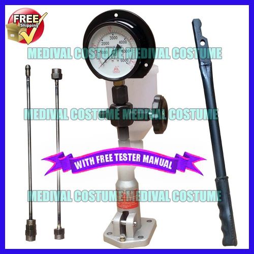 Diesel injector nozzle tester pop pressure tester dual scale bar / psi gauge d9o for sale