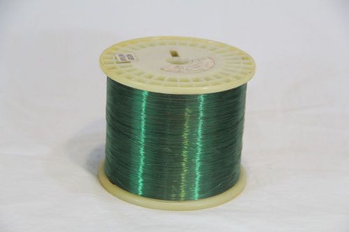 33 AWG Gauge Magnet Wire 40000+ ft Green Nylon Copper Coil Winding 6.6lbs  HUGE!