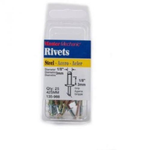 1/8IN STEEL MED RIVET FPC Pop Rivets FPC44S 018239312924