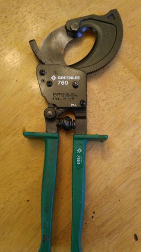 Greenlee 760 Compact Ratchet/ing Cable Wire Cutters #3151