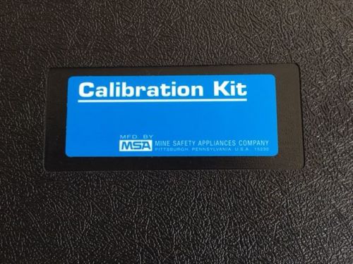 Msa gas calibration kit and wireless calibrator for sale