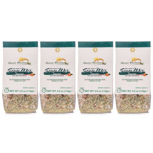 Minestrone Soup Mix Rice and Vegetables - Pack of 4