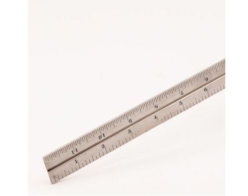 Starrett 4r-12 slotted satin chrome ruler for sale