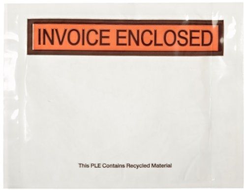 NIFTY Nifty Products PPE7BL Packing List Envelope, &#034;Invoice Enclosed&#034;, 5-1/2&#034;