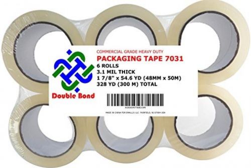 3.1 Mil Thick Double Bond Commercial Grade Heavy Duty Packing Tape, 1 7/8-Inch
