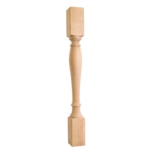 Box of 2- wood turned posts 3-1/2&#034; x 3-1/2&#034; x 35-1/2&#034; - p1 for sale
