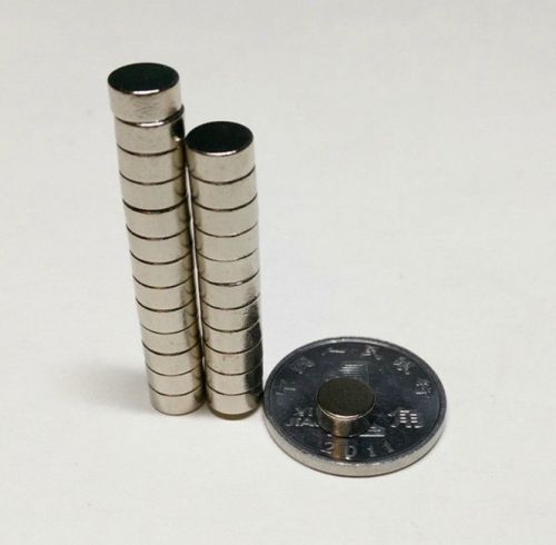 50pcs Neodymium Disc Mini 6X2mm Rare Earth N35 Strong Magnets Craft Models