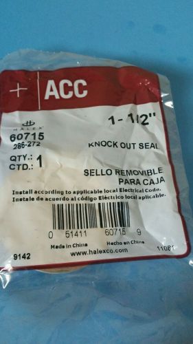 (5) halex 60715, 1 1/2 inch knock out seal,new,free shipping for sale