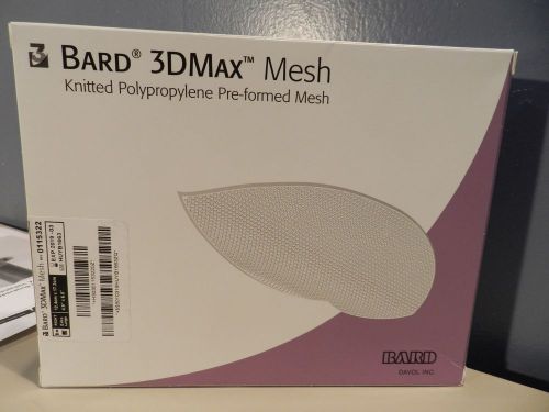 Bard 3D Max Mesh Knitted Polypropylene Preformed Mesh (lot)
