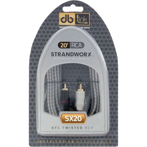 Db Link SX20 Twisted-Pair Strandworx Series RCA Cable - 20ft