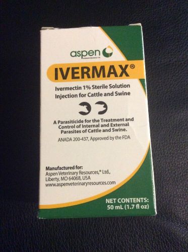 Ivermectin Ivermax Injectable 50 ml Free Fast Shipping!!
