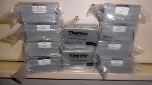 10 RACKS THERMO SCIENTIFIC MATRIX 7632 Tall Tip 30ul 40mm PIPETTE TIPS - Sealed