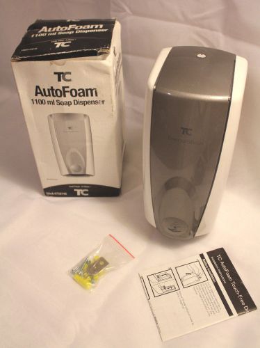 TC AutoFoam Touchless Hand Soap Dispenser 1100 ml # 750140 White Grey Commercial