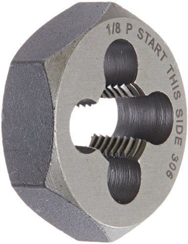Drill america dwt series qualtech carbon steel hex pipe threading die, 1/8&#034;-27 for sale