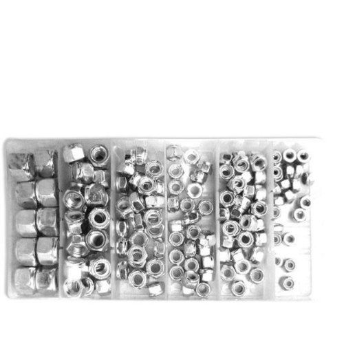 Neiko 50432a nylon lock nut assortment 150 piece for sale