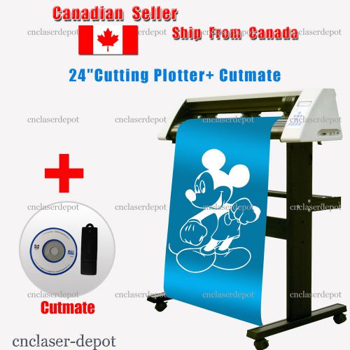New 24&#034; Redsail Vinyl Cutter Cutting Plotter With Cutmate 2.3 From Corldraw