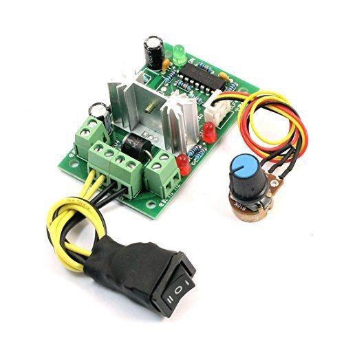 Uxcell dc 6-30v 200w cw stop ccw reversible pwm motor speed controller module for sale