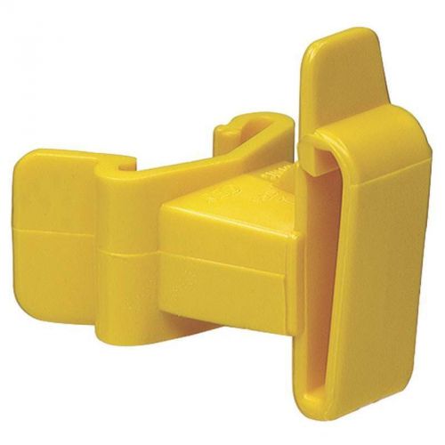 25/Bag Polytape Insulator, For Use With All T-Posts, 1-1/2&#034; W, Yellow Zareba