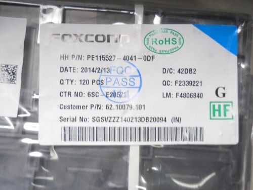 120 PCS FOXCONN PE115527-4041-0DF Black CPU Socket