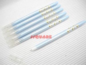 6 x ShangHai M&amp;G Slim Design ColorMood 0.5mm Needle Tip Rollerball Pen, Blue