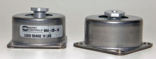 Lot of 4) barry controls b64-cb-10 vibration dampening isolation mount 10 pound for sale