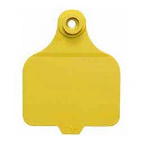Fearing Duflex Large Blank Tags 25 Count Yellow Bright, Fade-Resistant Color