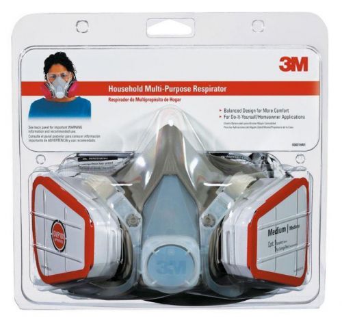 New 3m medium multi purpose household safety particulate vapor respirator mask for sale