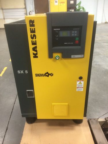 New kaeser air compressor sx 5 price lowered for sale