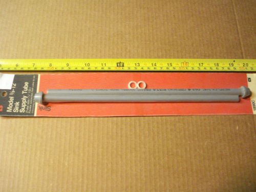 (4038.) Supply Tubes for Sink - 3/8&#034; O. D. x 12&#034; Flexible