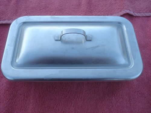 VOLLRATH STAINLESS STEEL STERILIZATION  TRAY WITH LID