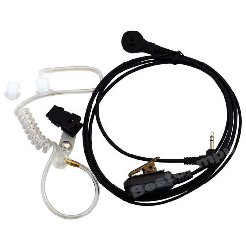 New acoustic tube ptt mic earpiece for motorola talkabout 2.5mm for sale