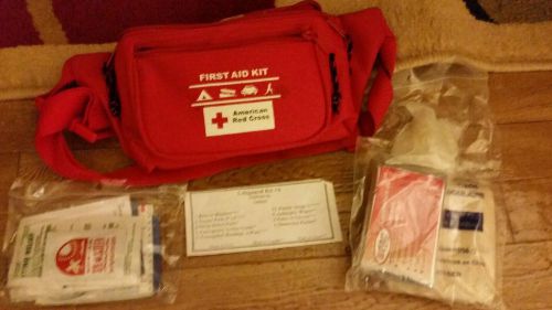 American Red Cross Lifeguard First Aid Kit Fanny Pack Extra Items Included