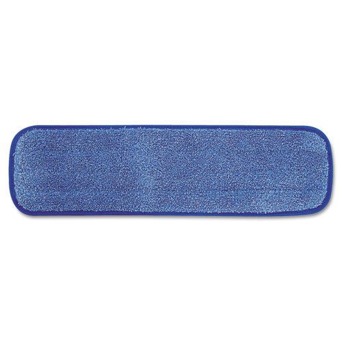 Rubbermaid Microfiber Damp/ Split Nylon/Polyester Blend, 18&#034;, Blue, 12/Carton
