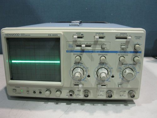 KENWOOD 20MHz CS-4025 OSCILLOSCOPE  #1220