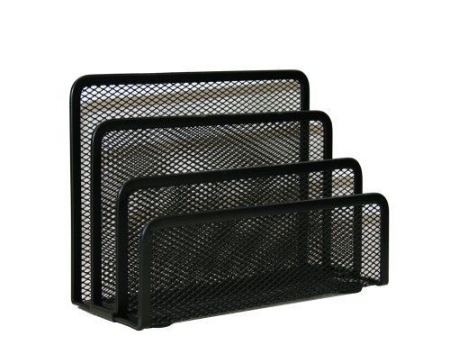 Design International Group Copyholders Mesh Letter Sorter Black Workspace