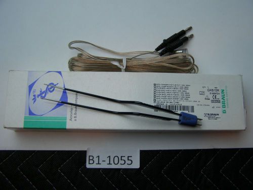 AESCULAP GK615R BAYONET BIPOLAR FORCEPS 7&#034; &amp; Cord Electrosurgical Instruments