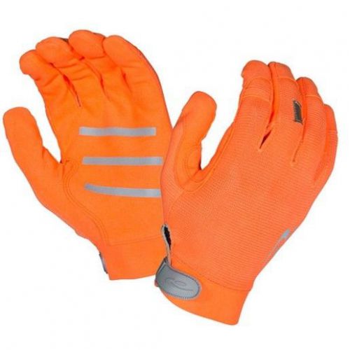 Hatch TSK331O Men&#039;s Hi Viz Orange Synthetic Suede Gloves - Large