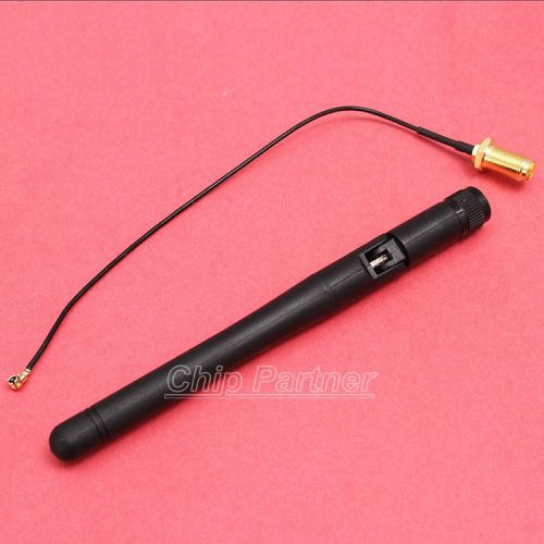Wireless antenna 2.4g 3db gain with extension cord for esp8266 module for sale