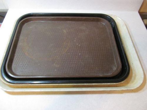 LOT of 4 Cambro Carlisle Serving Cafeteria Food Buffet Tray