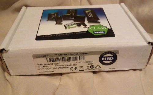 New genuine hid iclass se r40cknn wall switch smart card reader for sale