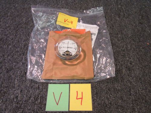 Hobart dc ammeter 400-0-400 amperes dial gauge 402528-2 military surplus new for sale