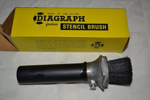 Diagraph stencil brush only model m side button fountain brush for sale