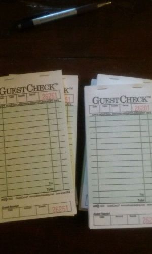 Guest check books