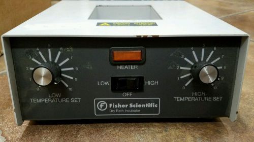 Fisher Scientific 11-718 Dry Bath Incubator - Tests OK