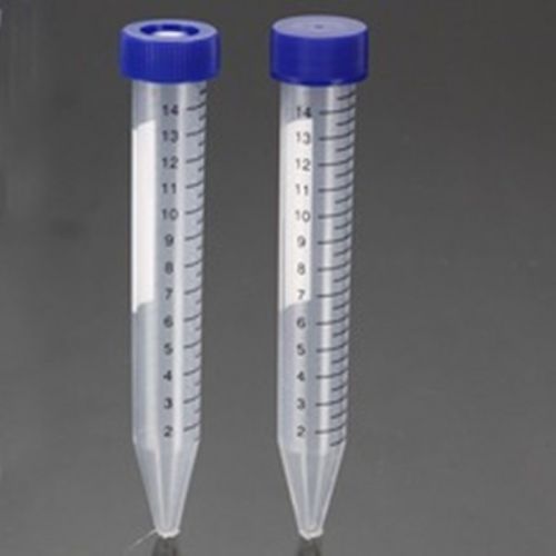 Lab Glass Centrifuge Tube graduated with cap 15ml (PACK OF 50) (easy to use)