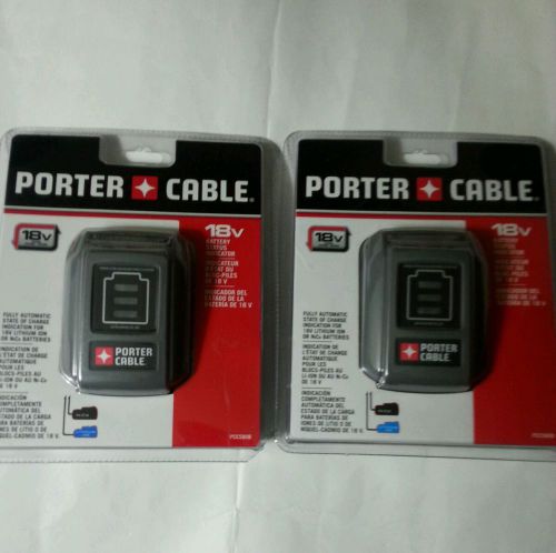 2PC PORTER-CABLE PCC580B 18-Volt Battery Status Indicator