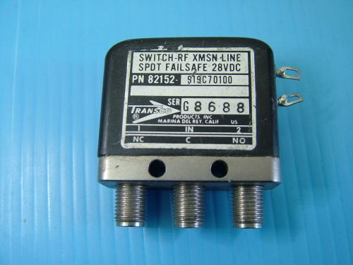 0-18GH RF Coaxial Switch Fail Safe SMA 82152-919C70100 Transco