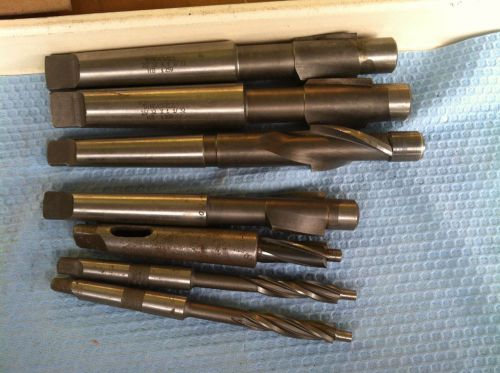 Lot of MIsc CounterBores with Morse Taper Shanks